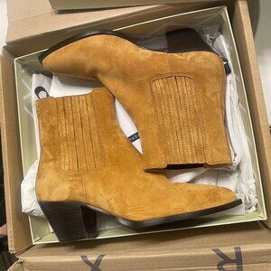 The Agnes Western Boot - Sierra Suede from Margaux